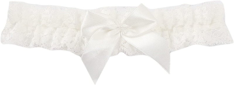 LeJulyeekay Womens garters Wedding Garters for Bride with Bow Party Prom Leg Lace Garter - Image 1